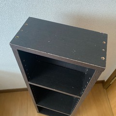 細めのカラーボックス③　三段の画像