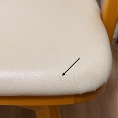 ニトリ　回転式ダイニングチェア　2脚の画像