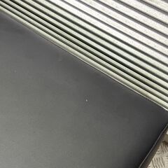 店頭引き渡し 中古 ベンチソファ レザー イス 家具 脚付き 背もたれ無し Cの画像