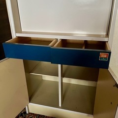 昭和レトロ　食器棚　ナショナルパネの画像