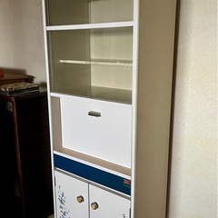 昭和レトロ　食器棚　ナショナルパネの画像
