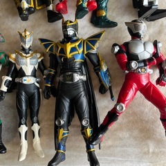 仮面ライダー人形　　27体の画像