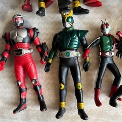 仮面ライダー人形　　27体の画像