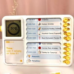 学習タイマー チェックリスト タイマー 勉強 時間管理 セルフチェッカー お支度 おうちの時間割り 多機能 todoリスト 計画 タスク管理 知育 チェックシート 習慣付け メモ帳 目標達成の画像