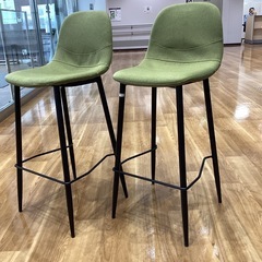 カウンターチェア（2脚セット）　【町田市再生家具】　252035の画像