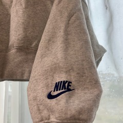 NIKE ナイキ　裏起毛トレーナー杢グレー　M  の画像