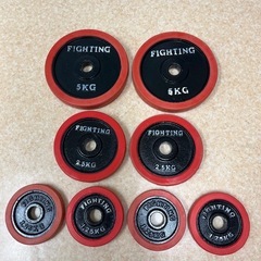 FIGHTING ROAD ラバープレート 8枚セット 合計20kgの画像