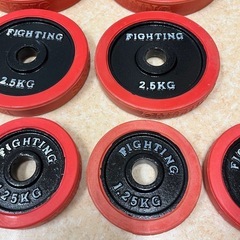 FIGHTING ROAD ラバープレート 8枚セット 合計20kgの画像