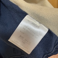 キッズ フード付きパーカー　裏起毛　140　 の画像