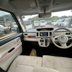 【支払総額36.8万円】h29年式ムーヴキャンバス当店初入荷！車検令和8年7月 即日納車ok 機関良好 両側パワスラ スマアシ 社外ナビの画像