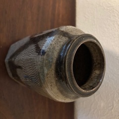 十面形 陶器花瓶の画像