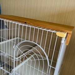 【中古品】アイリスオーヤマペットケージ 3段 ホワイトの画像
