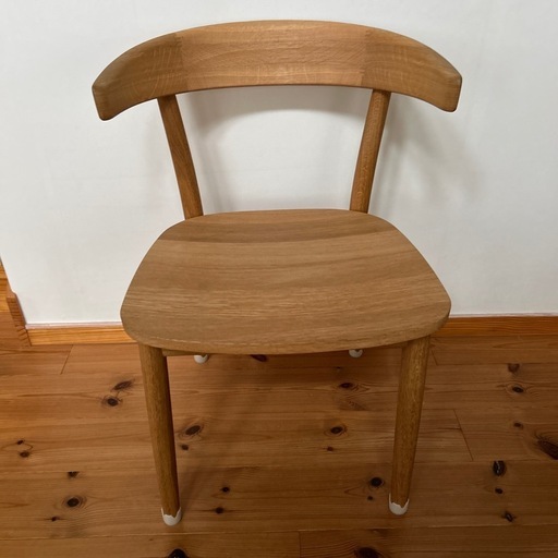 無印良品　オーク無垢材チェア