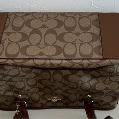 COACH コーチ シグネチャー トートバッグ ブラウンよの画像