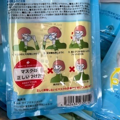 大人用　使い捨てマスクの画像