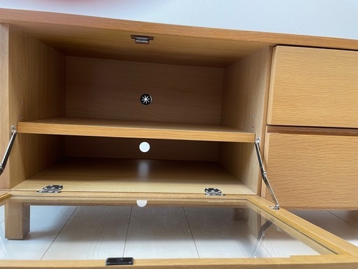 【決まりました】無印良品 テレビボード オーク材