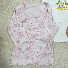 いないいないばあ わんわん　長袖 シャツ 肌着 下着　3枚　セット　まとめ　95の画像