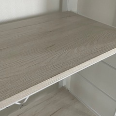収納棚　突っ張り棒 ニトリ Nポルダ の画像