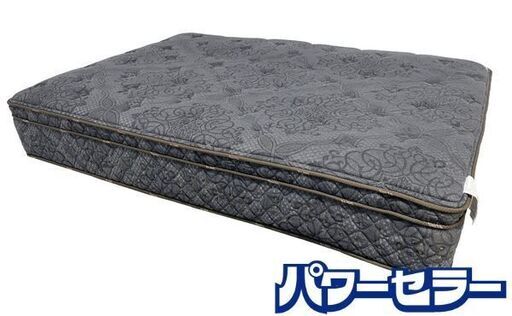 Serta/サータ ベッドマットレス ビクトリア ダブルサイズ ハード 寝室 寝具 ポケットコイル 東京インテリア 中古家具 店頭引取歓迎 R10140