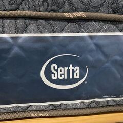 Serta/サータ ベッドマットレス ビクトリア ダブルサイズ ハード 寝室 寝具 ポケットコイル 東京インテリア 中古家具 店頭引取歓迎 R10140の画像