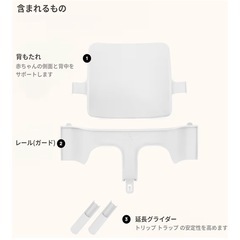 【美品】ストッケベビーセット＋トレイの画像