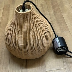 ニトリナチュラル ラタン ペンダントライト　の画像