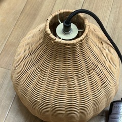ニトリナチュラル ラタン ペンダントライト　の画像