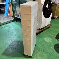プラスチックケース　収納ケース　隙間収納　キャスター付き　5段　【17.5×43.4×1×110】の画像