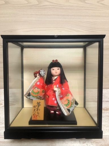 日本人形　夢わらべ 美品 日本人形 関光 夢わらべ 女の子 着物 節句 JAPAN コレクション