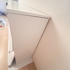 お洒落な棚　ほわホワイトの画像