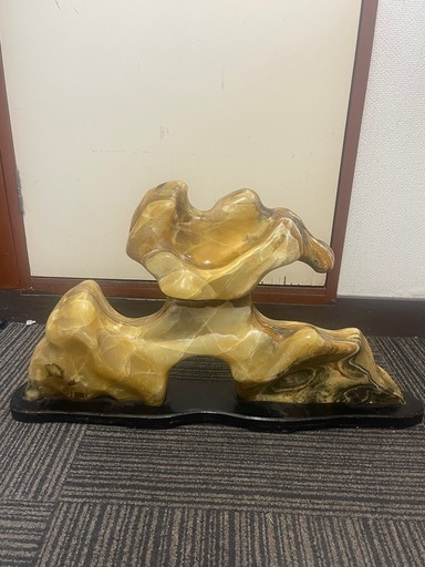 鑑賞石　重さ15kg縞瑪瑙　メノウ　置物パワーストーン インテリア 天然石