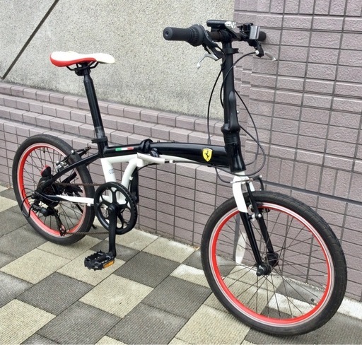 FERRARI フェラーリ 折り畳み自転車 7段変速 東京 中央線 吉祥寺駅