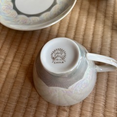 レトロカップソーサー　6客の画像