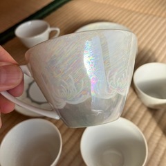 レトロカップソーサー　6客の画像