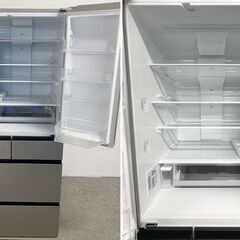 2024年製 パナソニック 6ドア冷凍冷蔵庫 525L 自動製氷 AIエコナビ NR-F53HV1-N ヘアラインシャンパン 中古家電 店頭引取歓迎 R10150の画像