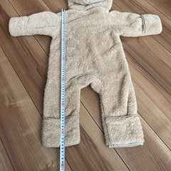 くま カバーオール ジャンプスーツ つなぎ　アウター フリーサイズの画像