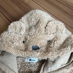 くま カバーオール ジャンプスーツ つなぎ　アウター フリーサイズの画像