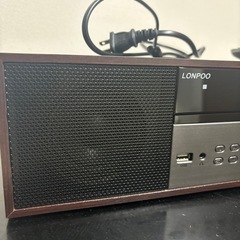 ジャンク品　lonpoo CDプレイヤー　Bluetoothの画像