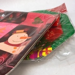 クリスマス　紙皿4枚の画像