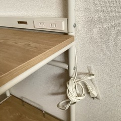 【お譲りが決まりました✨】レンジ台／収納台　コンセント付きの画像