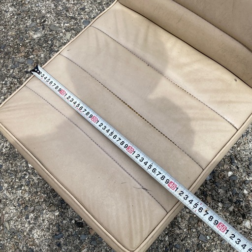 ホワイト ストライプデザイン 椅子 昭和レトロポップ ミッドセンチュリー