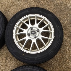 175/65R15 アルミホイール付スタッドレスタイヤ4本セットの画像