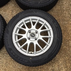175/65R15 アルミホイール付スタッドレスタイヤ4本セットの画像