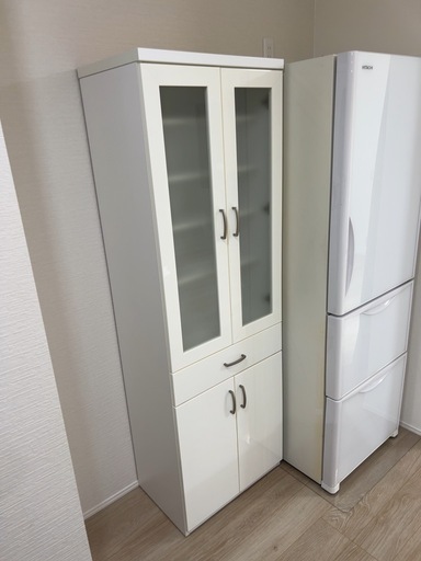 ニトリ　食器棚　コパン T 60DB WH キッチン収納