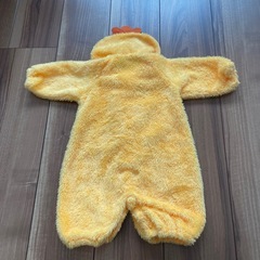 もこもこカバーオール サイズ50-70ひよこ　ハロウィン 防寒の画像