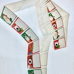 クリスマス　フラグ　シールの画像