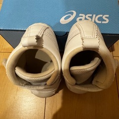 ASICS ホワイト アミュレ　ファーストシューズ　13cmの画像