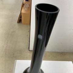 カメイガラス 花瓶 花器 黒の画像