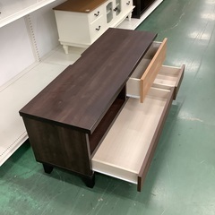 家具ならトレファク吉川店！！   ローボード　ダークブラウンの画像