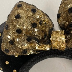 ミニー　ゴールド　カチューシャ　ディズニーリゾート　の画像